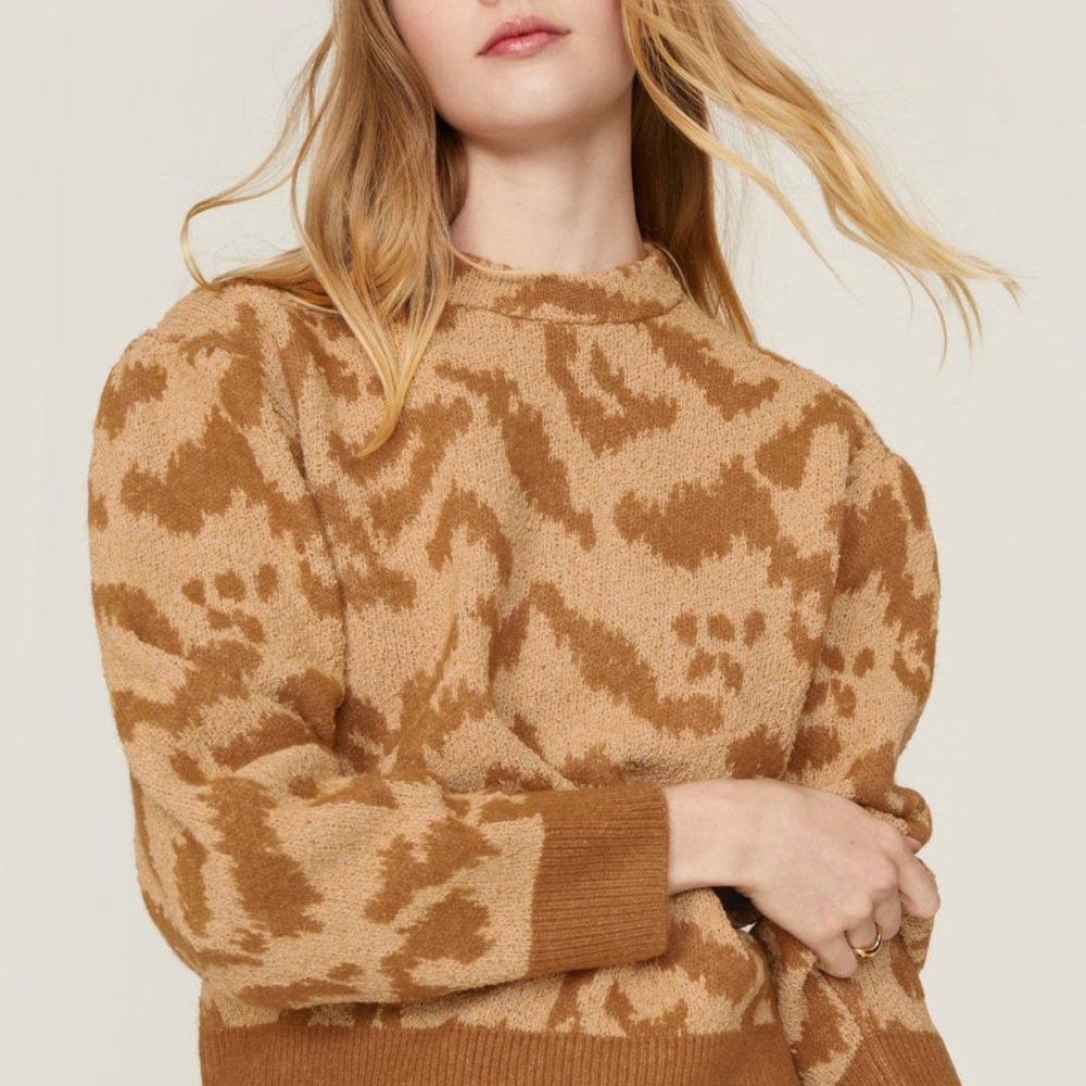 Brown Patterned Sweater - Picture 5 of 9